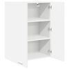 vidaXL Hanging Cabinet with Door White 60 x 31 x 80 cm Engineered Wood