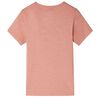 Kids' T-shirt with Short Sleeves Light Orange 92