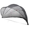 vidaXL Pool Dome Folding Manual Black 546 x 516 x 250 cm