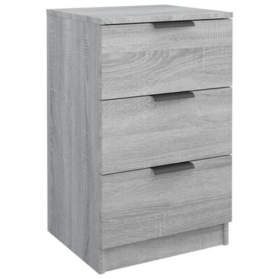vidaXL Bedside Cabinet Grey Sonoma 40x36x65 cm
