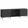 vidaXL TV Cabinet 150 x 31 x 50 cm Black Engineered Wood