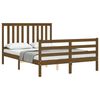 vidaXL Bed Frame without Mattress Honey Brown 140x190 cm Solid Wood