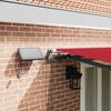 vidaXL Retractable Awning Manual Red 500 x 350 cm Fabric