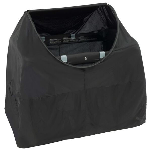 DERYAN Camping Bed Protector Night Cover Black