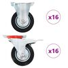 vidaXL 32 pcs Casters 100 mm