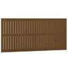 vidaXL Wall Headboard Honey Brown 185x3x90 cm Solid Wood Pine