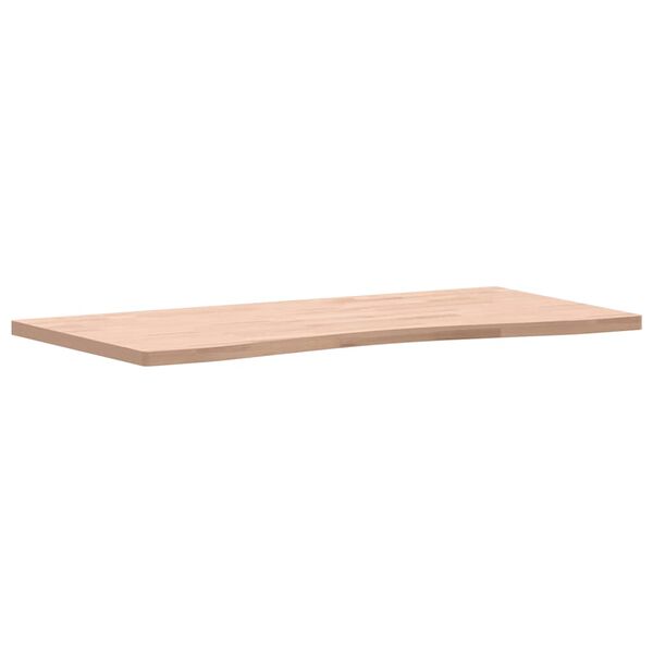 vidaXL Desk Top 100x(45-50)x2.5 cm Solid Wood Beech