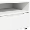 vidaXL TV Cabinet with Drawer White 100 x 48 x 43 cm Engineered Wood