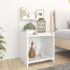 vidaXL Bed Cabinets 2 pcs White 40x35x60 cm Engineered Wood