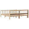 vidaXL Bed Frame without Mattress 180x200 cm Super King Solid Wood Pine