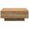 vidaXL Coffee Table Artisan Oak 80 x 80 x 31 cm