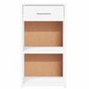 vidaXL Bedside Cabinets 2 pcs White 35x34x65 cm Engineered Wood