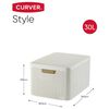 Curver Style Storage Basket with Lid 3 pcs White 240652