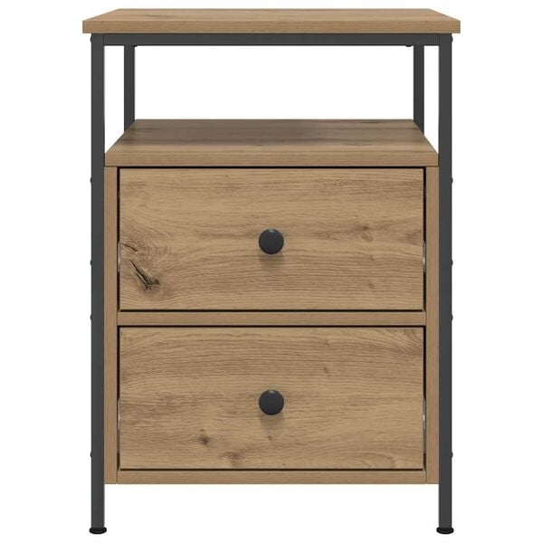 vidaXL Bedside Cabinets 2 pcs Artisan Oak 44x45x60 cm Engineered Wood