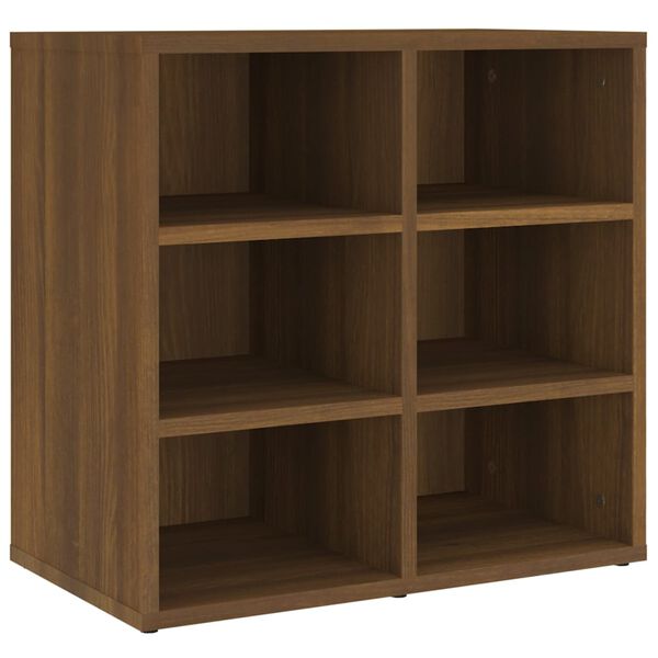 vidaXL Shoe Cabinets 2 pcs Brown Oak 52.5x30x50 cm