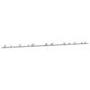 vidaXL Sliding Door Hardware Kit 400 cm Stainless Steel Silver