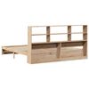 vidaXL Bookcase Bed without Mattress 200x200cm Solid Wood Pine