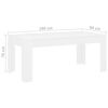 vidaXL Dining Table White 180x90x76 cm Engineered Wood