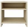 vidaXL Bedside Cabinet Sonoma Oak 40x30x40 cm Engineered Wood