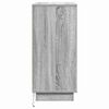vidaXL Bedside Cabinet Grey 71 x 34.5 x 75 cm Engineered wood