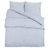 vidaXL Duvet Cover Set Grey 155x220 cm Cotton