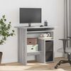 vidaXL Desk Grey Sonoma 80x45x74 cm Engineered Wood