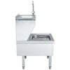 vidaXL Commercial Hand Wash Sink with Faucet Freestanding Stainless Steel