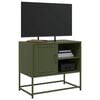 vidaXL TV Cabinet Olive Green 68x39x60.5 cm Steel