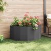vidaXL Planter Black 120 x 60 x 50 cm Steel