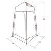 Outwell Single Shower Tent Seahaven Grey