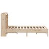 vidaXL Bookcase Bed without Mattress 160x200 cm Solid Wood Pine