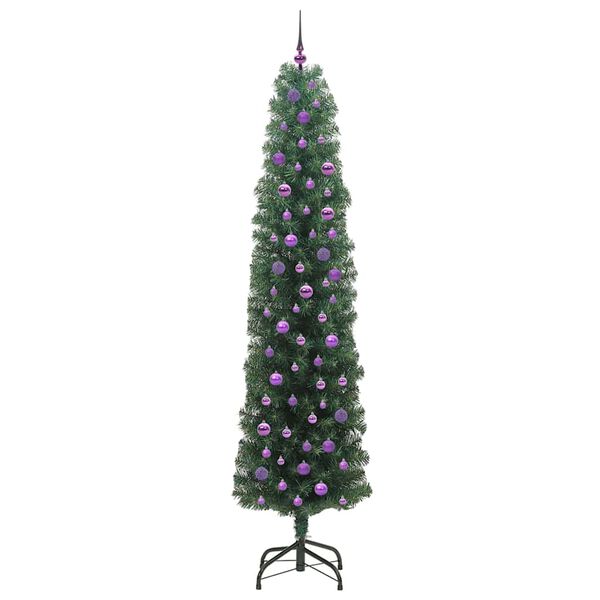 vidaXL Artificial Christmas Tree with 300 LEDs with Stand Green 240 cm