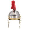 vidaXL Roman Soldier Helmet Antique Replica LARP Silver Steel