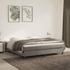 vidaXL Box Spring Bed Frame Light Grey Super King Velvet (UK/IE/FI/NO only)