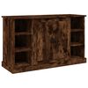 vidaXL Sideboard Smoked Oak 100x35,5x60 cm Engineered Wood