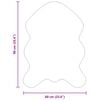 vidaXL Faux Rabbit Fur Rug Olite White 60 x 90 cm Polyester
