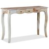 vidaXL Console Table with 3 Drawers Solid Acacia Wood 110x40x76 cm
