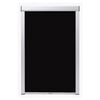 vidaXL Blackout Roller Blind Black FK06