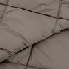 vidaXL Summer Duvet Light Grey 200 x 200 cm Microfiber