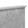 vidaXL Headboard with Headboard Concrete Grey 150 cm Engineered wood