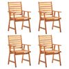 vidaXL 5 Piece Garden Dining Set Solid Wood Acacia
