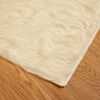 vidaXL Faux Sheepskin Rug Tafalla Cream 80 x 200 cm Polyester