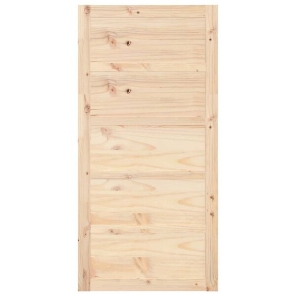 vidaXL Barn Door 100x1.8x204.5 cm Solid Wood Pine