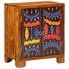 vidaXL Sideboard Multicolour 50x35x60 Solid Wood Acacia