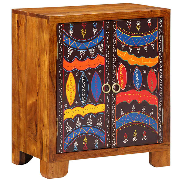 vidaXL Sideboard Multicolour 50x35x60 Solid Wood Acacia