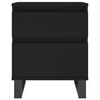vidaXL Bedside Cabinets 2 pcs Black 40x35x50 cm Engineered Wood