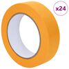 vidaXL Painter Masking Tapes 24 pcs Yellow 25mm x 50m Paper