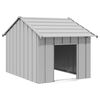 vidaXL Dog House with Roof 83x130x85 cm Galvanised Steel