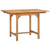 vidaXL 5 Piece Garden Dining Set Solid Teak Wood