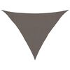 vidaXL Sunshade Sail 160 g/m² Anthracite 3x3x4.2 m HDPE